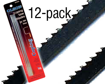 12-packs Coping Saw Blades 6-1/2″ Long | Coping Blades and Saws
